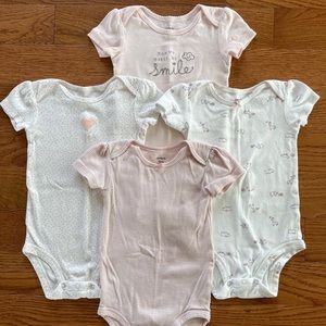 Pink Carter’s Bodysuit/Onesie Set